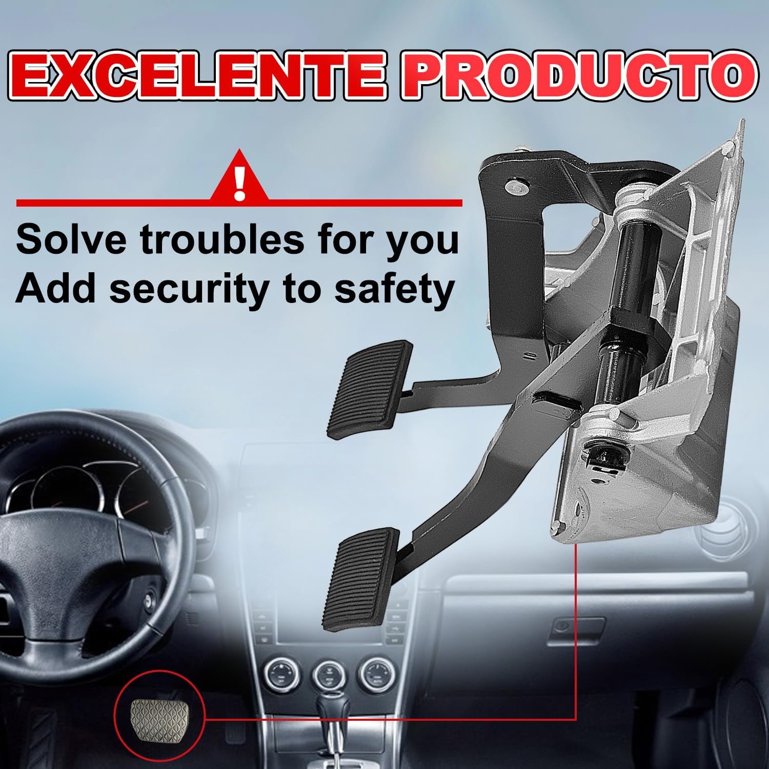 Brake Clutch Pedal Bracket Mоunt Fit for Ford Ranger 1995 1996 1997 1998 1999 2000 2001 2002 2003 2004 2005 2006,OEM# 6L5Z-2455-BB.