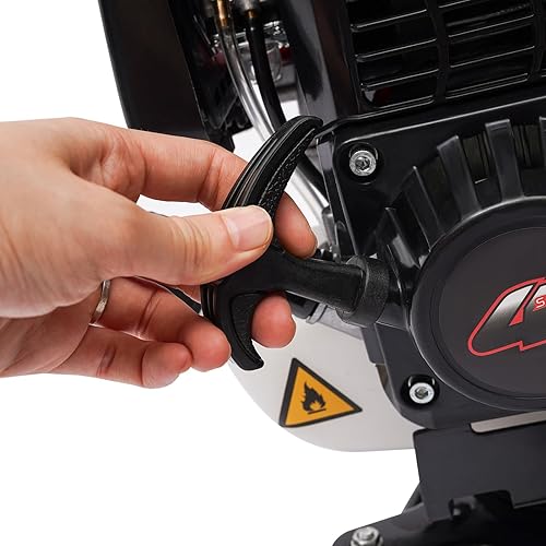 Miniatura 6 de Cortador de escobillas, mochila 2 en 1 de 4 tiempos, de energía a gas, para malezas, 750 W, enfriador de aire, cortasetos de césped, cortacésped,