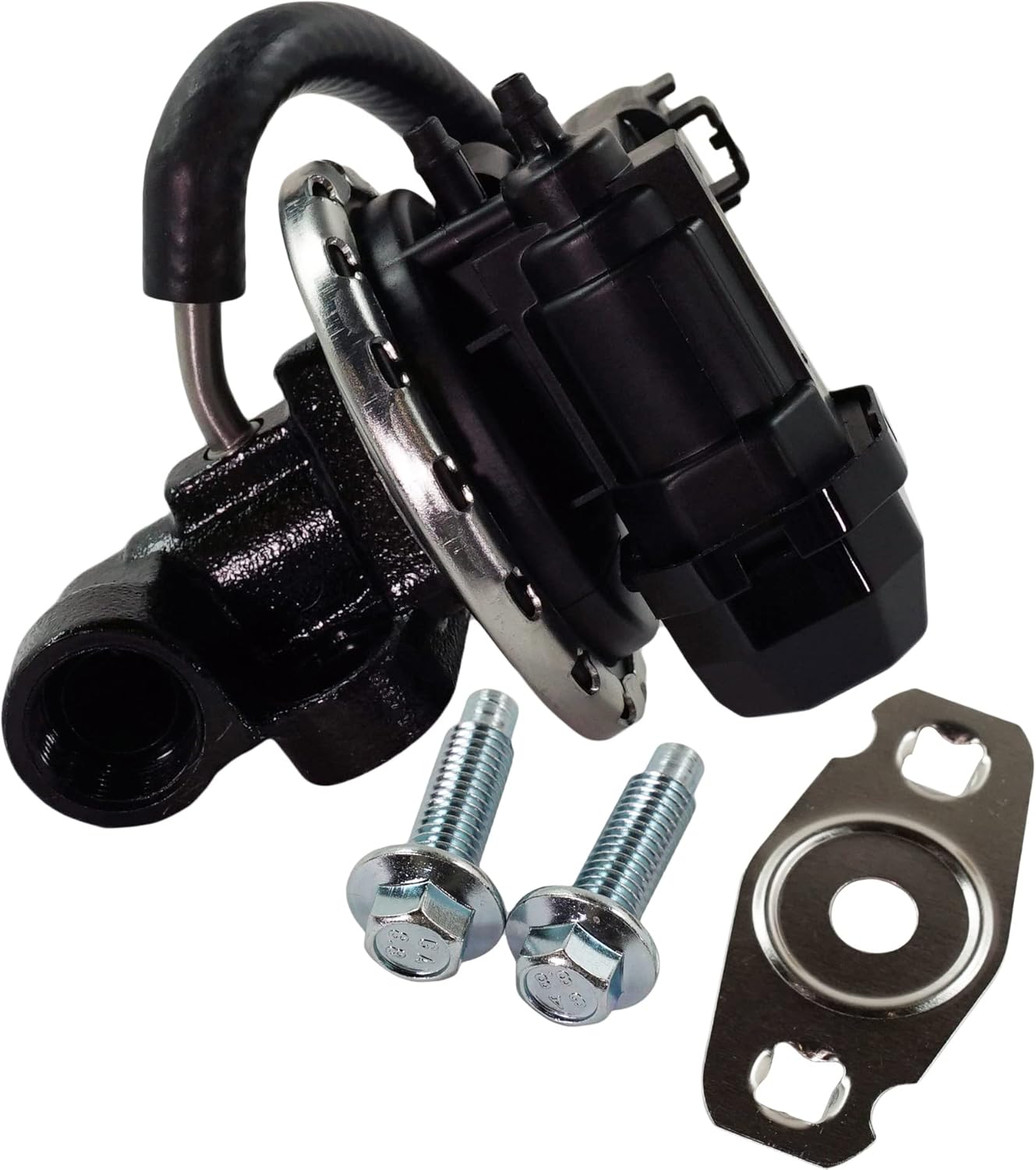 Garage-Pro EGR Valve Compatible with 2004-2010 Mercury Mountaineer, Fits 2004-2010 Ford Explorer, Fits 2007-2010 Explorer Sport Trac Pin Type With 2 Hose Connectors With 6-Prong Male Terminal