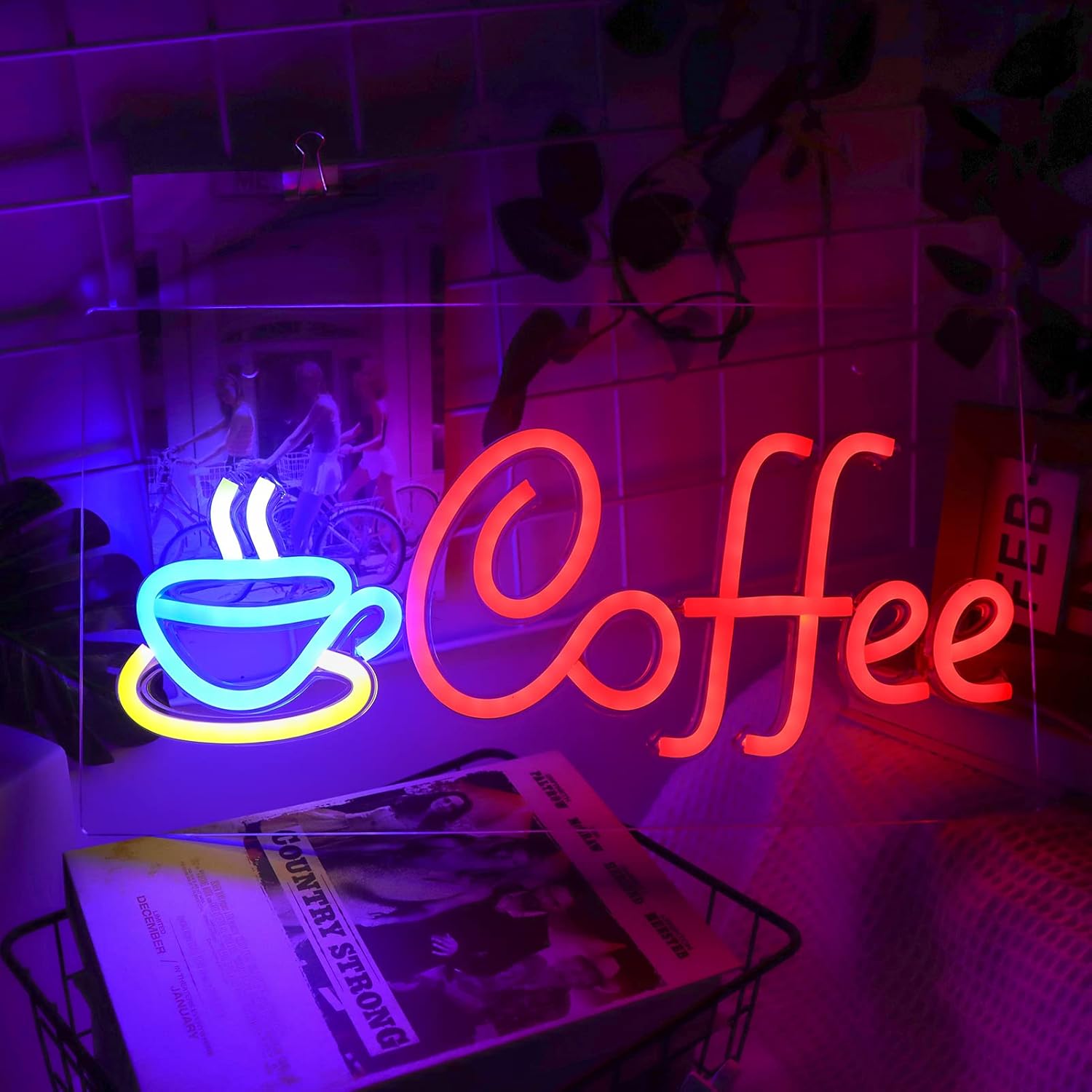 Guns & Ammo Open Neon Signs, Gun Signs Lamp for Gun Store Guns Ammo Store Light 17 X 14 Inches High Definition Jet Graphic Printing Board Handmade LED Neon Tubing Signs