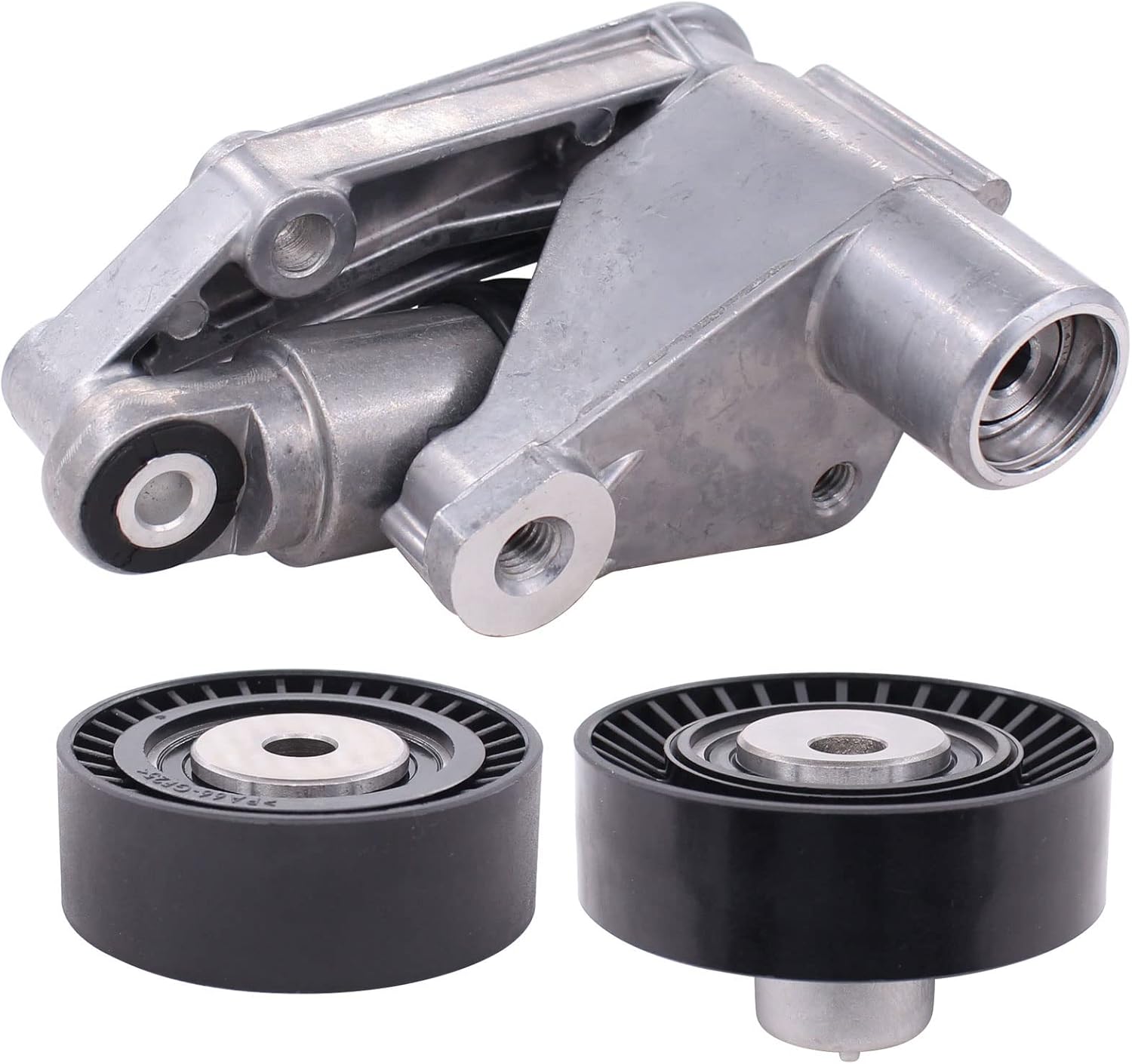 NewYall Hydraulic Serpentine Accessory Drive Belt Tensioner Pulleys Kit for BMW 323Ci 328Ci 323i 323is 325Ci 330Ci X5 325i 325is 325i 325xi 330i 330xi 525i 530i 328i 328is 525i 528i M3 X3 Z3 Z4