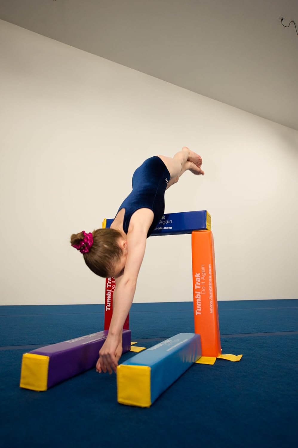 Tumbl Trak Fun Stick - Versatile Gymnastics, Cheer, and Dance Foam Obstacle - Colors May Vary