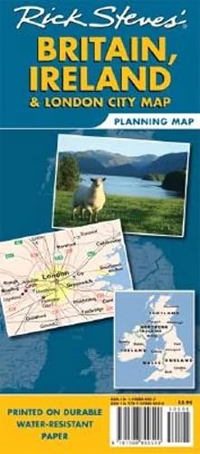 Rick Steves' Britain, Ireland and London City Map