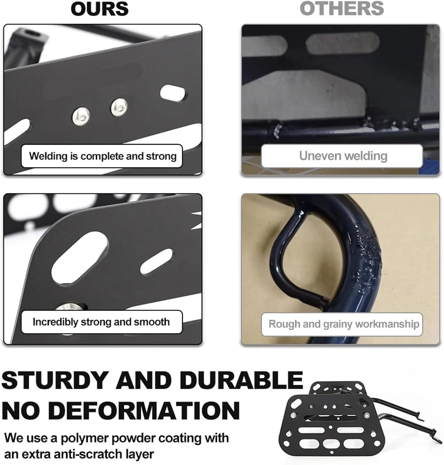 Replacement Motorcycle Saddlebag Support Bars Mounting Brackets Side Pannier Racks For Suzuki GSX-S 950 GSX-S1000 2021 2022 2023 2024