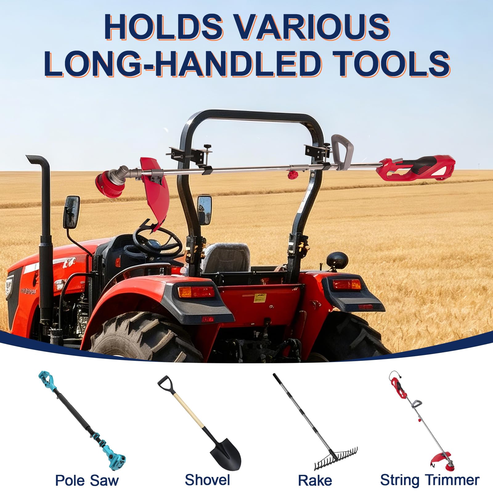 ROPS Werkzeughalter, Traktor-Werkzeughalter ohne Bohren, für