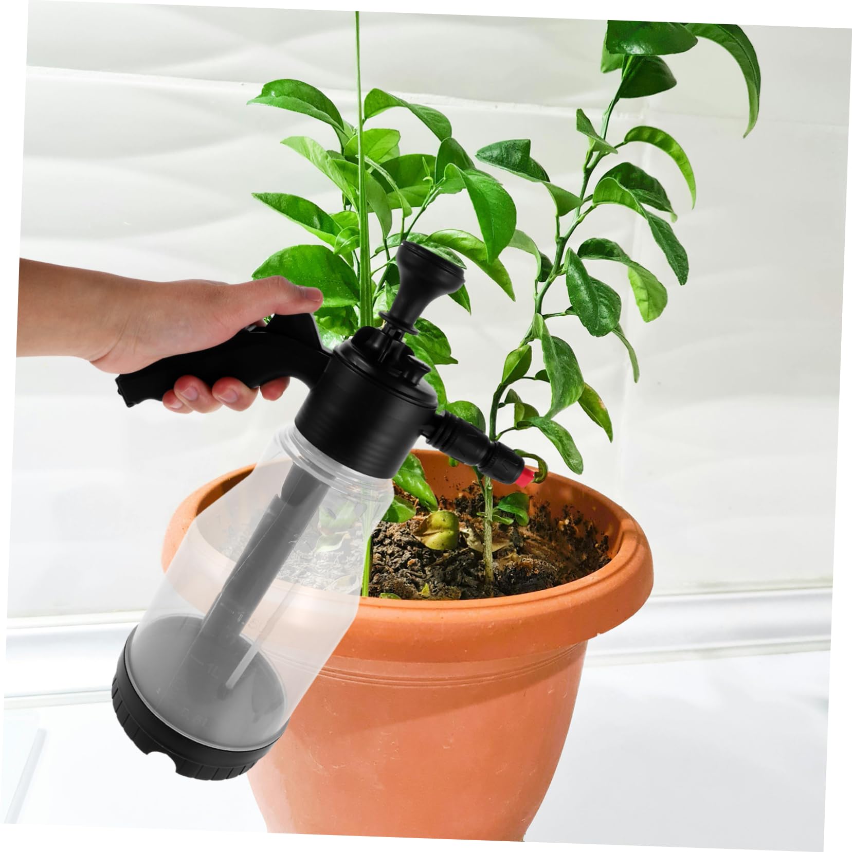 Spruzzatore Manuale a Pressione 2l in Abs per Auto e Giardino