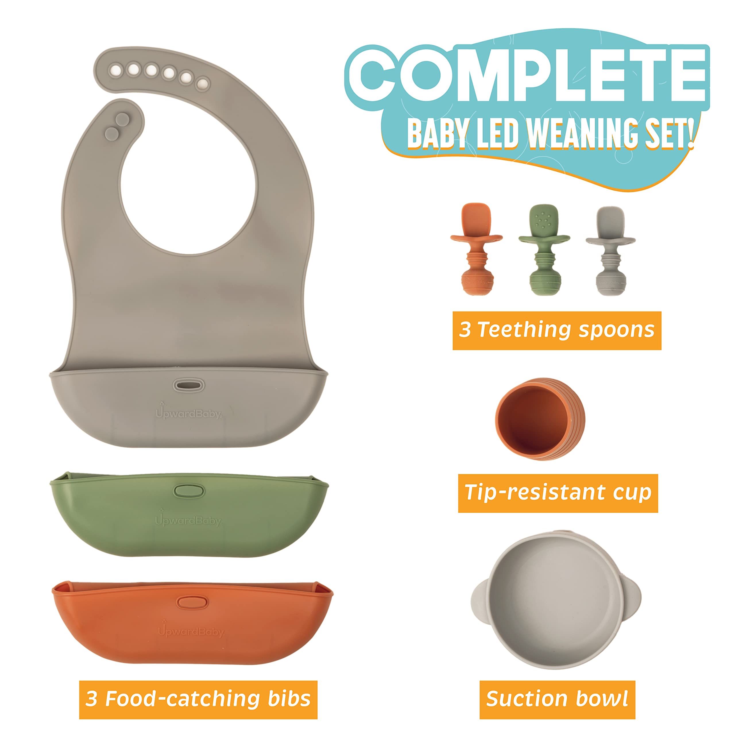 Upward Baby Led Weaning Supplies 612 Months Eating Utensils First