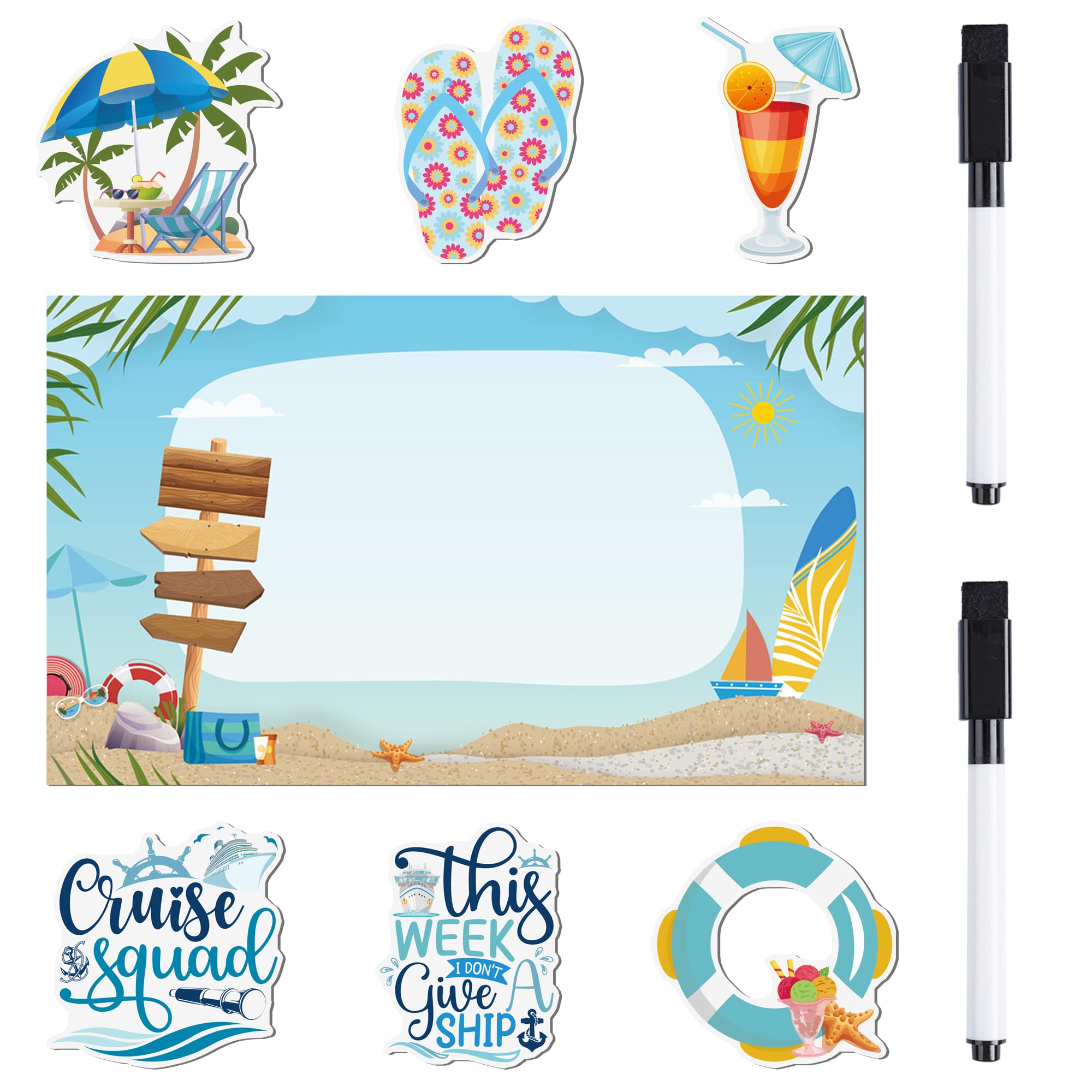 MENIFEND Cruise Ship Door Decorations