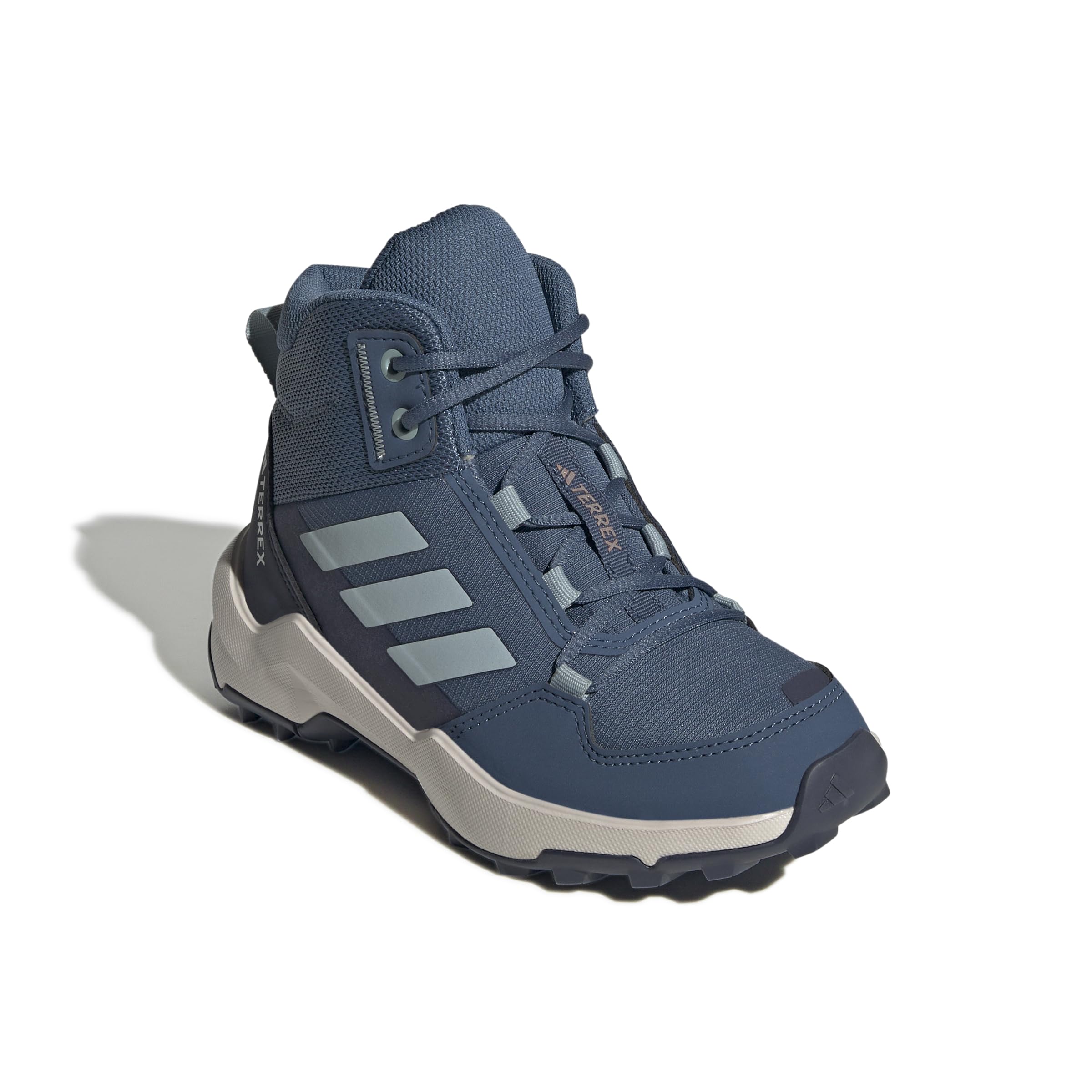 adidas Unisex - Bambini Terrex AX4R Mid Hiking Shoes, Wonder Steel/Magic Grey/Shadow Navy, 30 1/2 EU