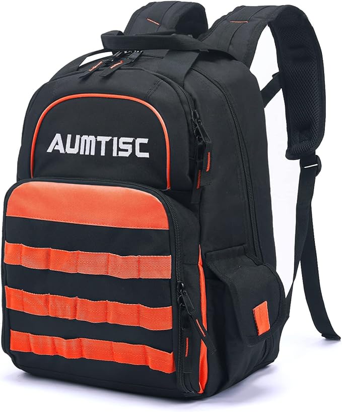 Tool Backpack Heavy Duty Jobsite Backpack Tools Bag with MultiUse Pocket Industrial