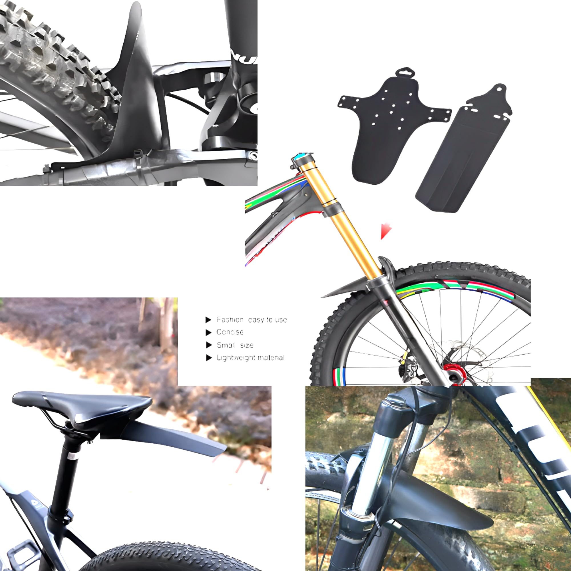 バイク用泥除け 2枚セット