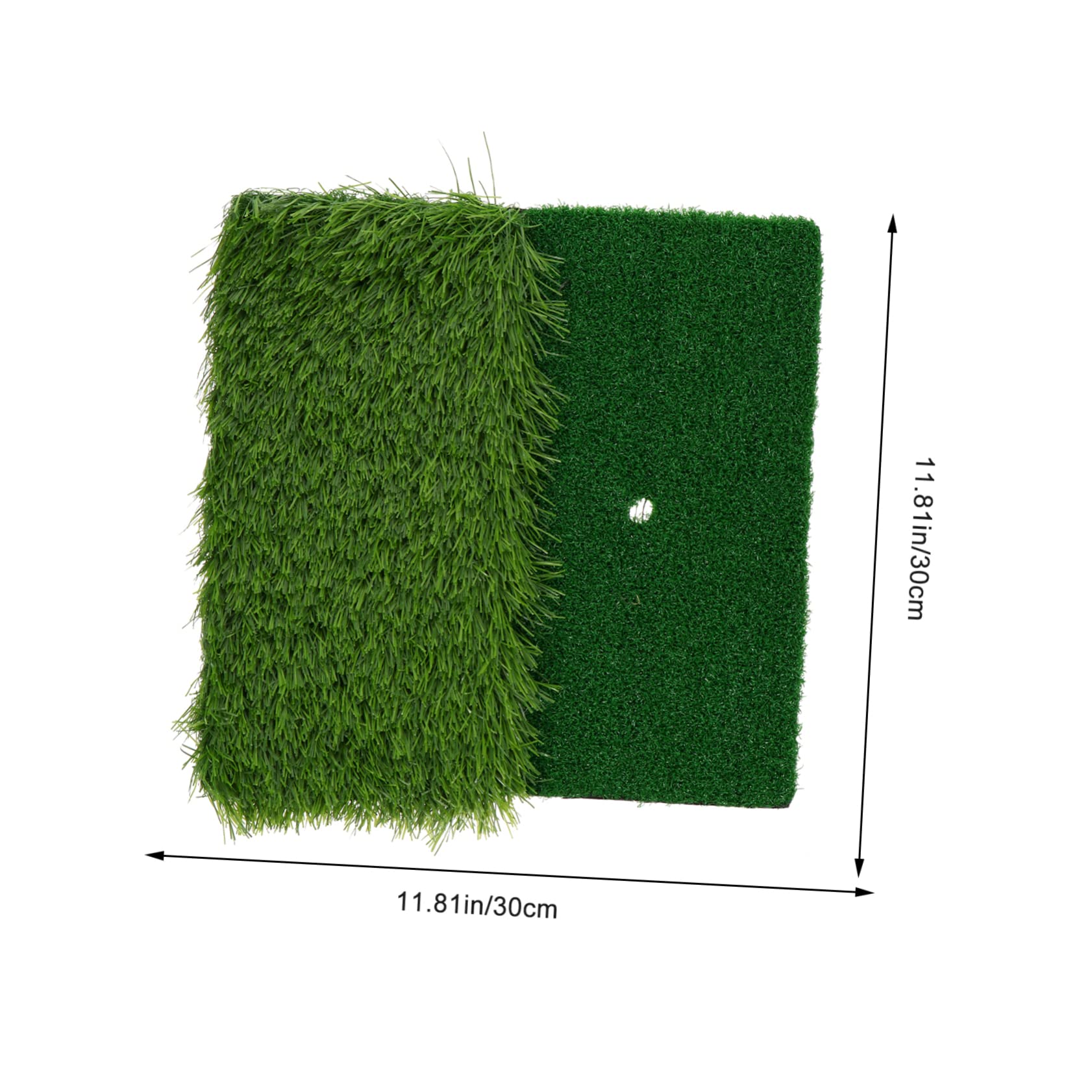 Happyyami Indoor Home Golfing Practice Mat Portable Turf Swing Pad for Realistic Golfing Simulation Durable Hitting Mat for Backyard and Indoor Training