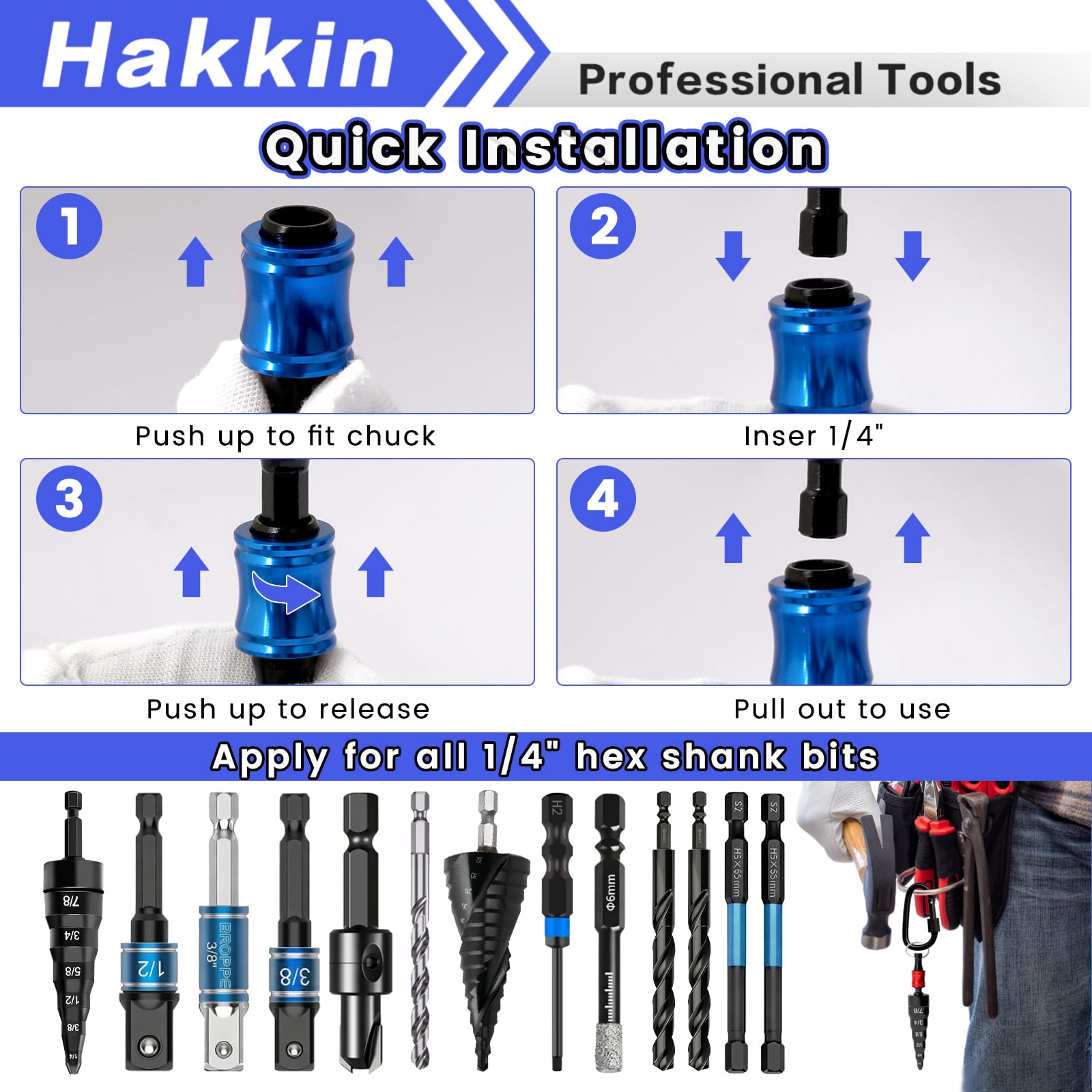 Hakkin 6-in-1 Swage Tool Kit - Copper Tube Expander -6 Hakkin 6-in-1 Swage Tool Kit - Copper Tube Expander -6