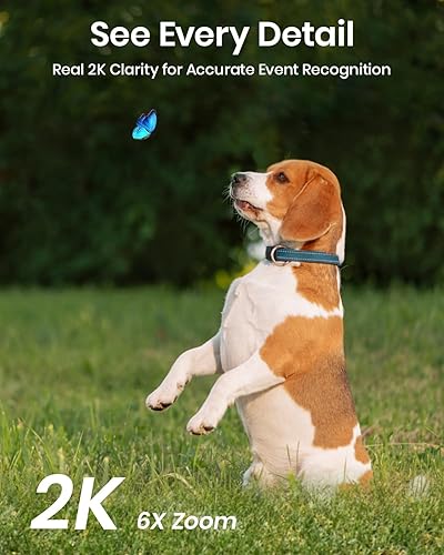 Miniatura 6 de aosu Cámaras de seguridad inalámbricas para exteriores, visión nocturna HD 2K, sin suscripción, duración de la batería de 240 días, visión amplia