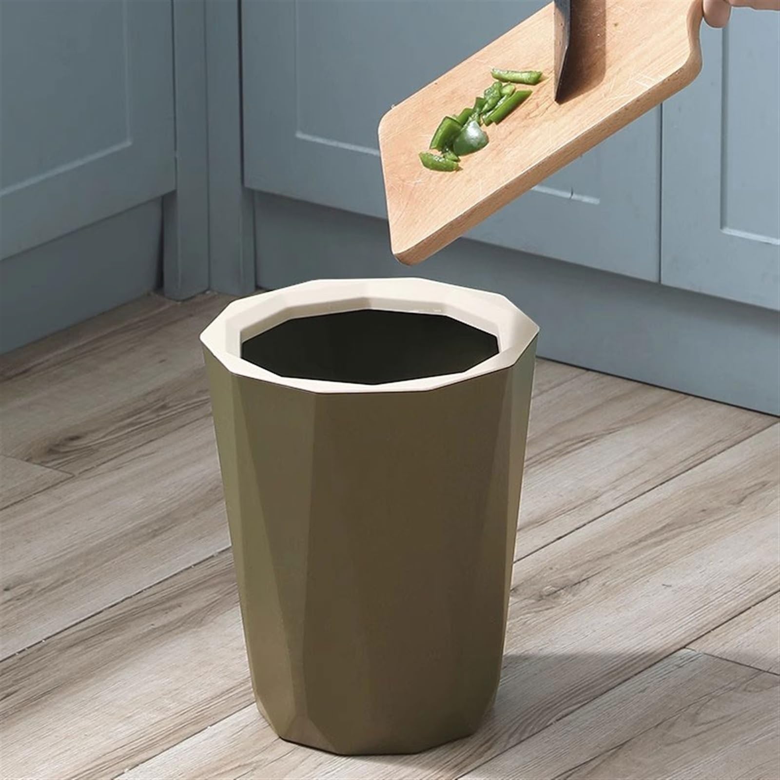 Pattumiera ﻿ Cestino for La Casa Luce WC Cucina Pattumiera a Pedale ﻿Pattumiera Decorativa a Pedal(Green)