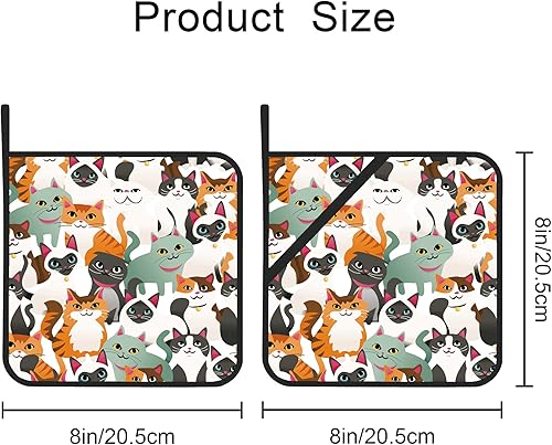 Miniatura 9 de Juego de 2 soportes para macetas de flores florales de acuarela, resistentes al calor, para microondas, hornear, horno, platos finales y barbacoa