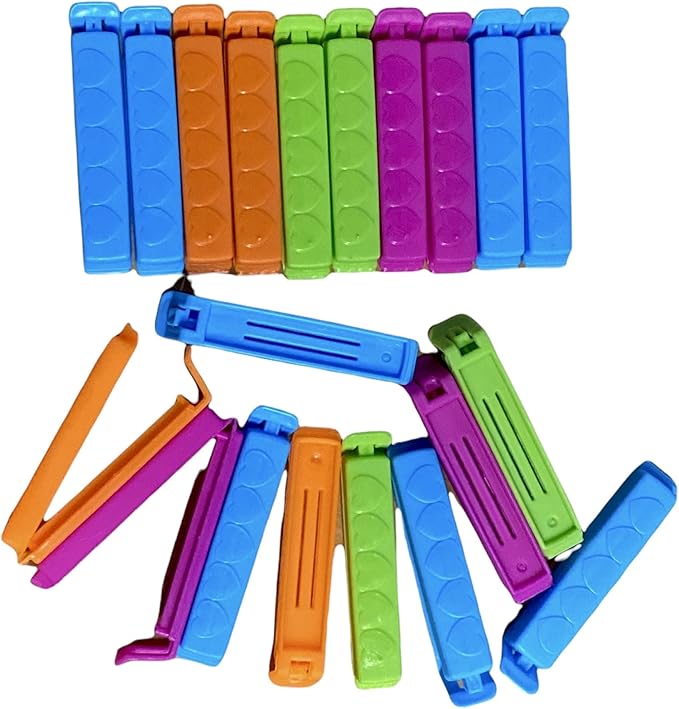 ASPIRE UK 20 Food Storage Bag Clips Freezer Bag Sealing Clips Amazon