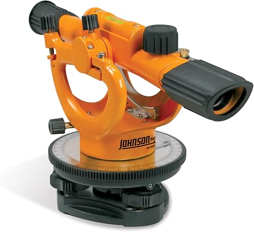 Miniatura 2 de Johnson Level  Tool 40-6912 22X Builders Sistema de nivel de tránsito naranja 1 kit