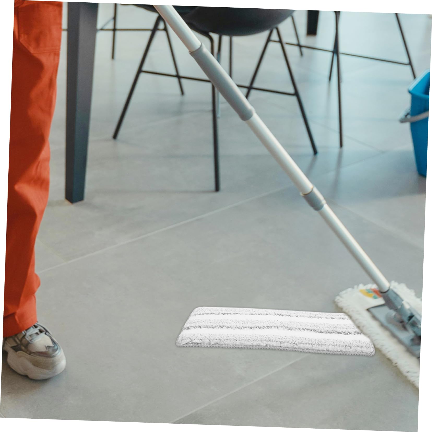Baluue 9pezzi Mop Refills Ricambi per Mop Microfibra Pad Sostitutivi Riutilizzabili per Pulizia di Pavimenti Piastrelle e Marmo Facili da Lavare e Resistenti