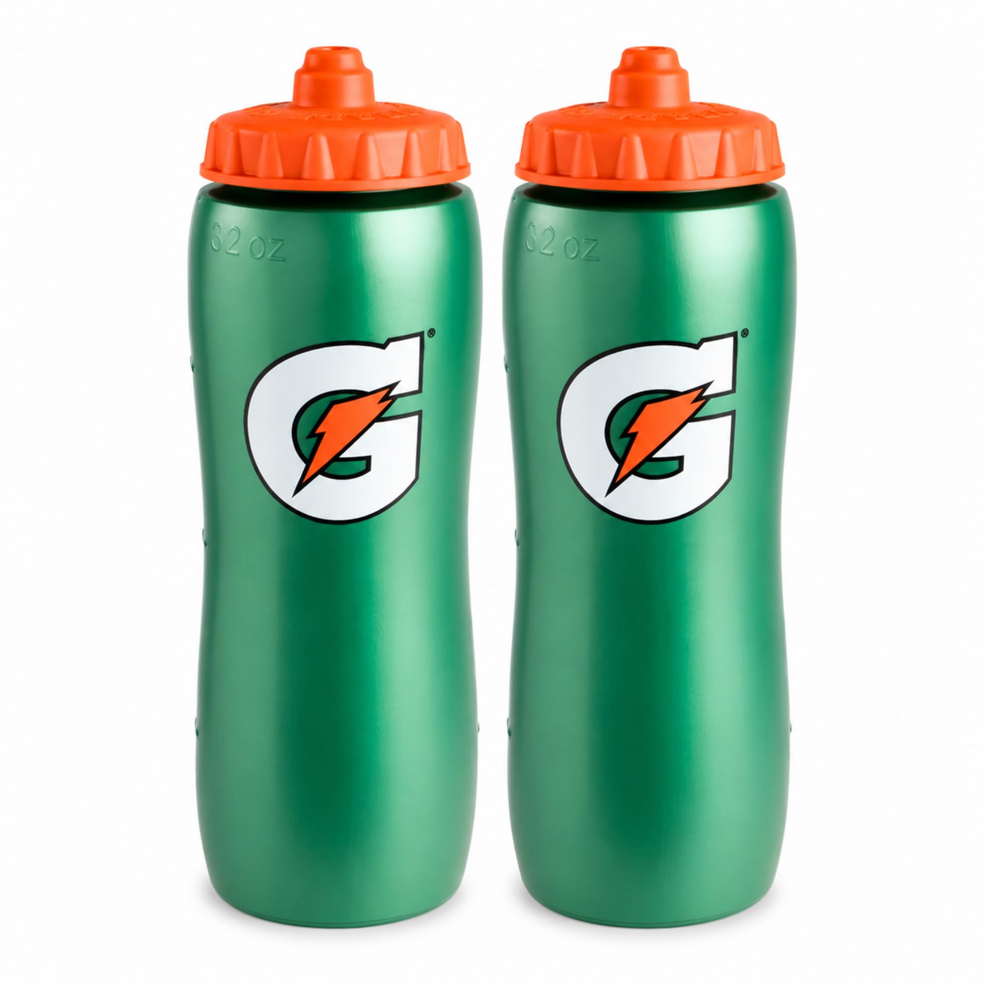 Gatorade 32 Oz Squeeze Water Sports Bottle - Pack of 2