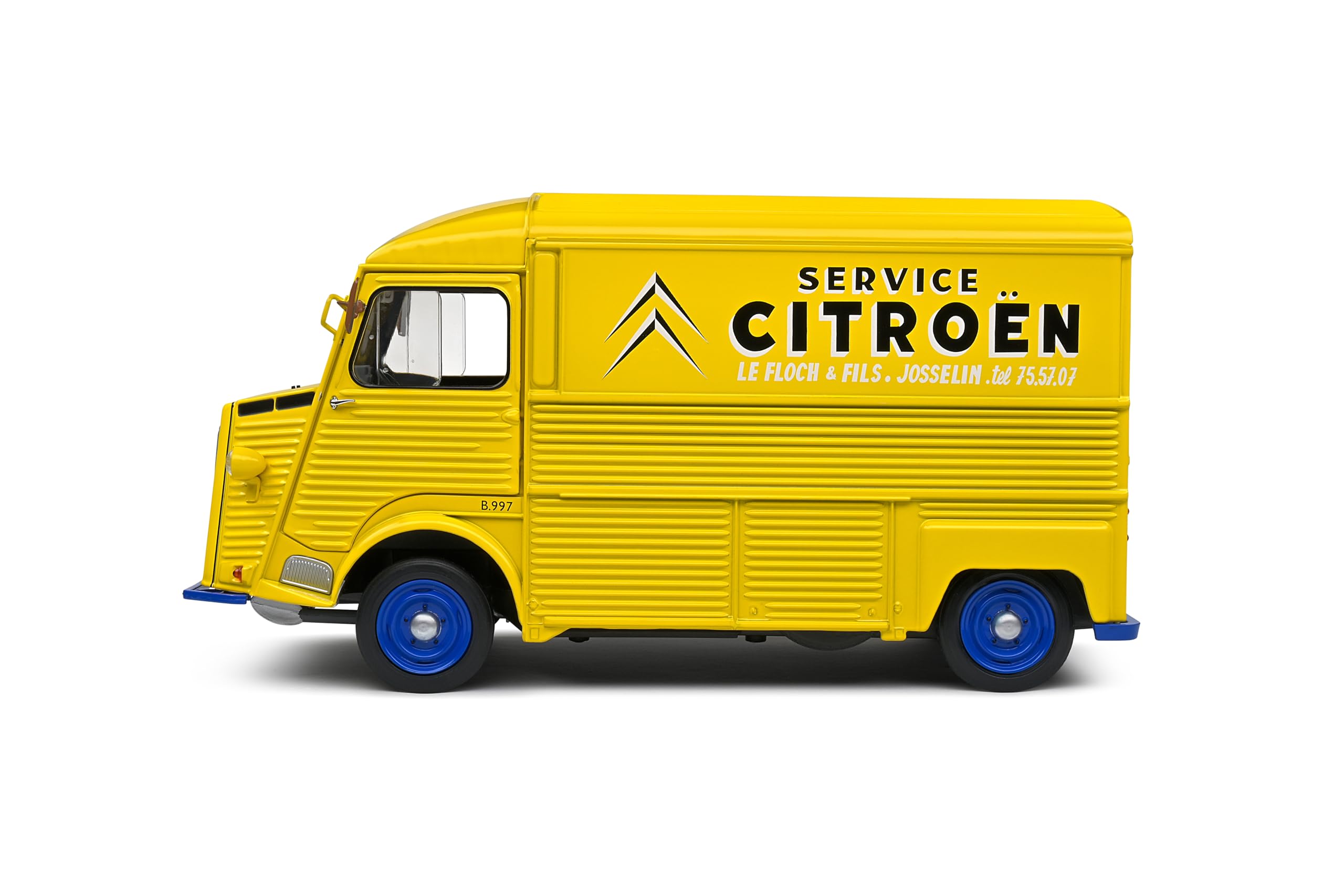 Solido 1:18 Diecast Model Citroën Type HY 1969 Yellow Edition