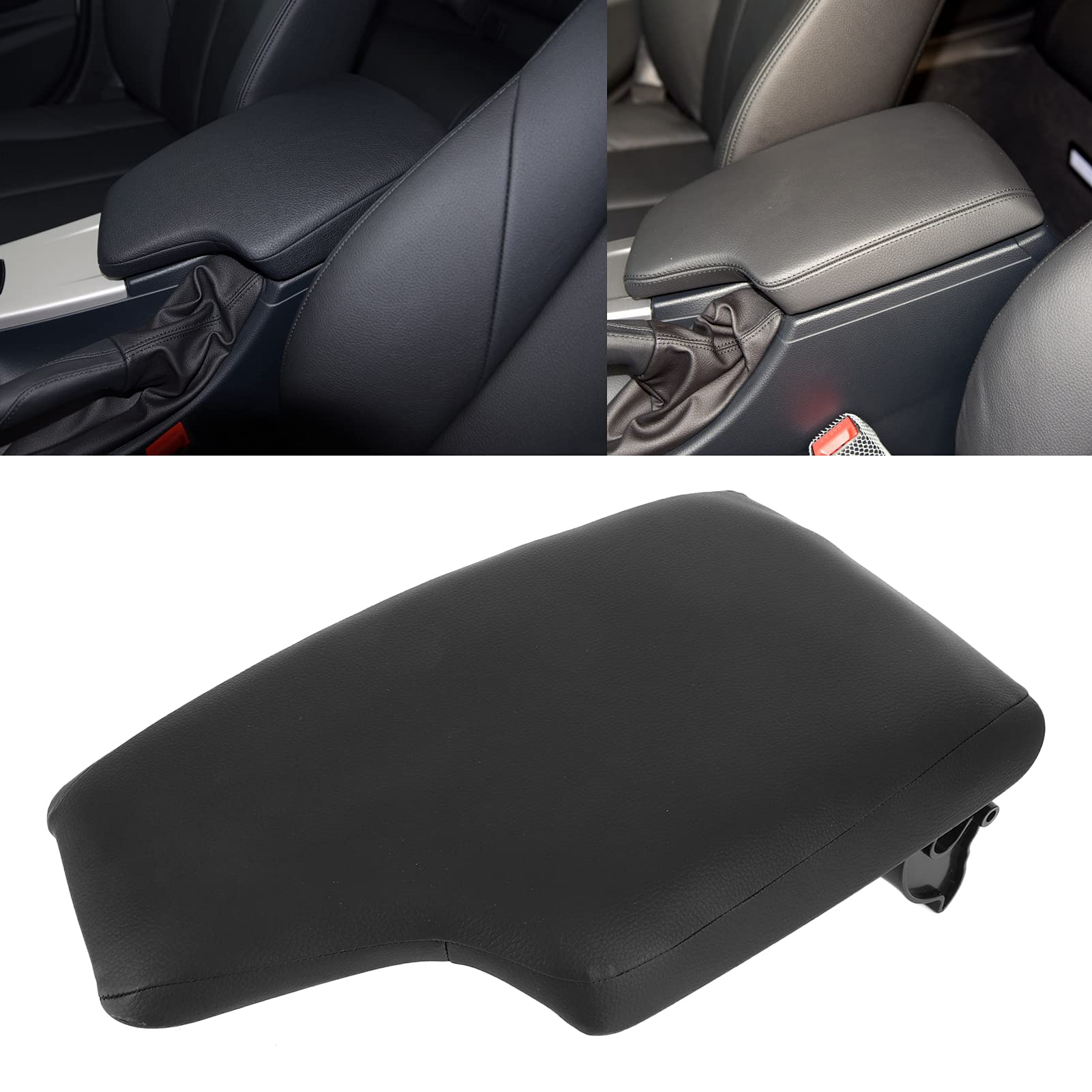 aqxreight Verbesserter Center -Konsolen -Armlehnendeckel für F30 F35 Schwarze Abdeckung mit Einfacher Installation