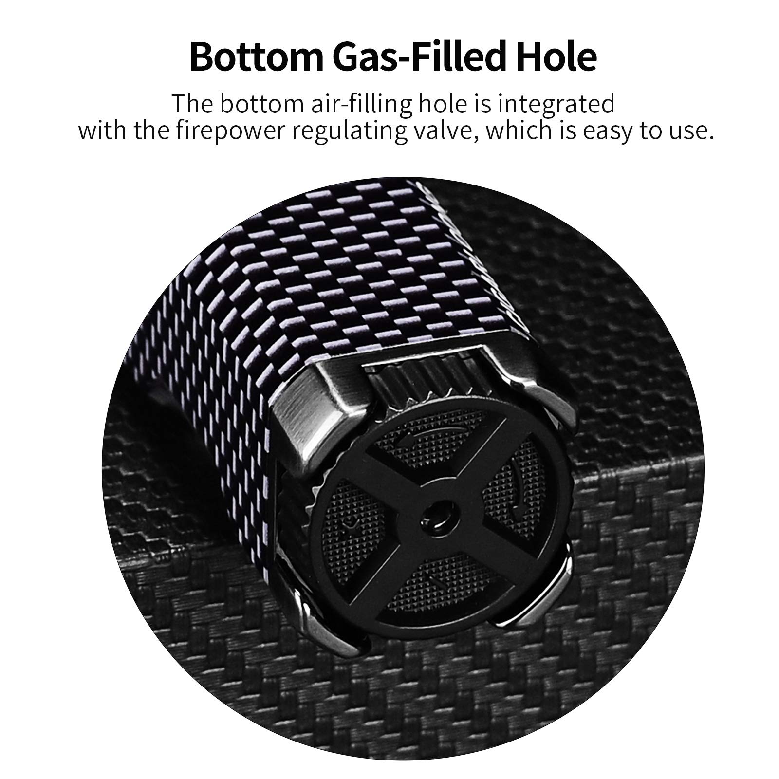 CIGARLOONG Cigar Lighter Personalized Triple Jet Torch Flame Refillable