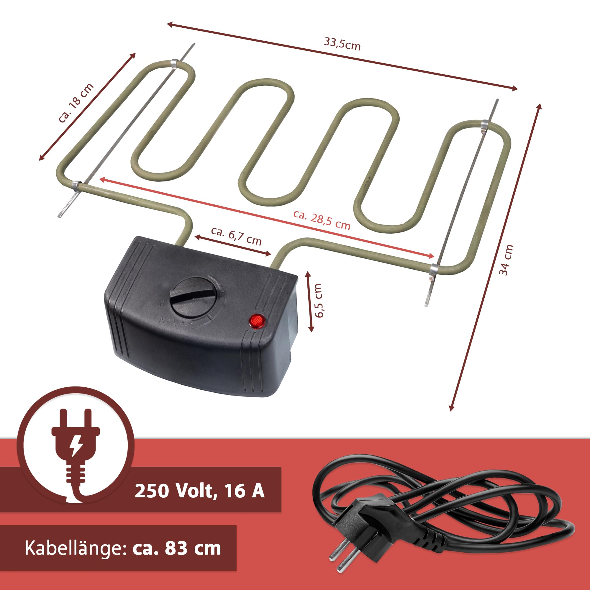 LEMODO Räucherofen 80x39,5x27,5 cm mit umfangreichem Zubehör, Räucherschrank und Heizspirale, Kalträucherofen mit großer Räucherkammer, Tischräucherofen (Smoker Edelstahl 80cm+Heizspirale)