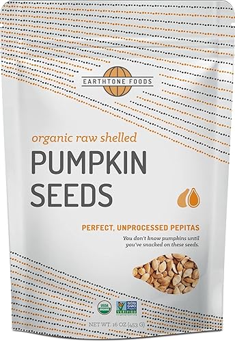 Semillas de calabaza crudas orgánicas Frescas sin cáscara sin sal USDA sin OMG Snacks saludables Semillas veganas 16 onzas