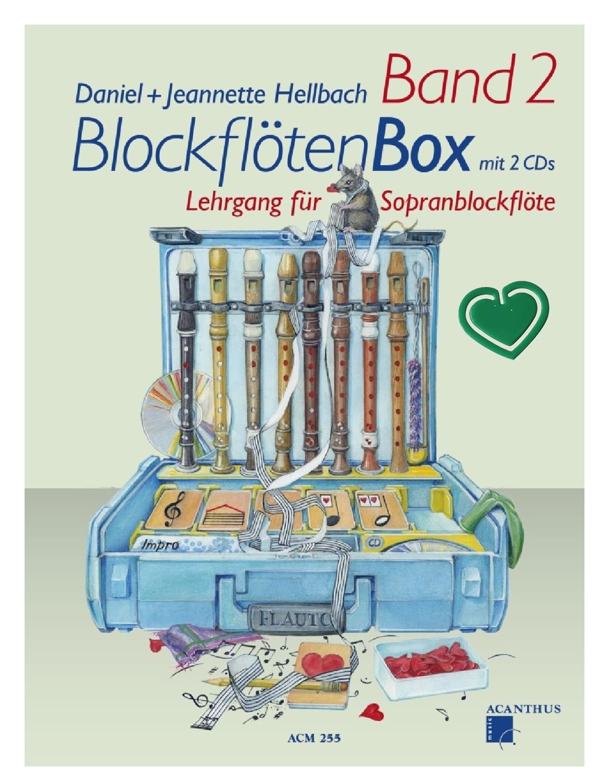 Blocklöetnbox Band 2 - die beliebte Flötenschule von Daniel und Jeannette Hellbach - ACM255