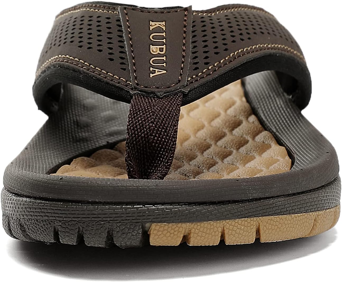 KUBUA Men's Beach Flip-Flops Water Sandals Outdoor Athletic Thong Sandal Slippers - Image 3