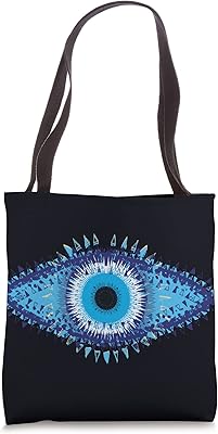 Blue Evil Eye Protection Against Evil Spirits Magic Eye Tote Bag