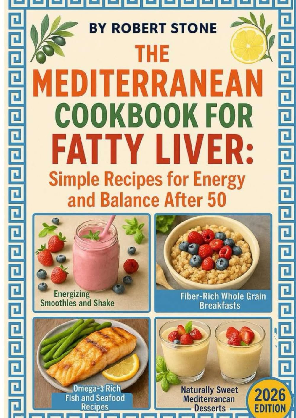 The Mediterranean Cookbook for Fatty Liver: Simple Recipes for Energy and Balance After 50