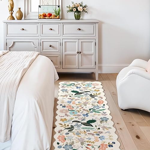 Miniatura 111 de Alfombra lavable para pasillo y de cocina, alfombra de entrada, vintage, suave para el suelo, alfombra antideslizante para interiores, para baño