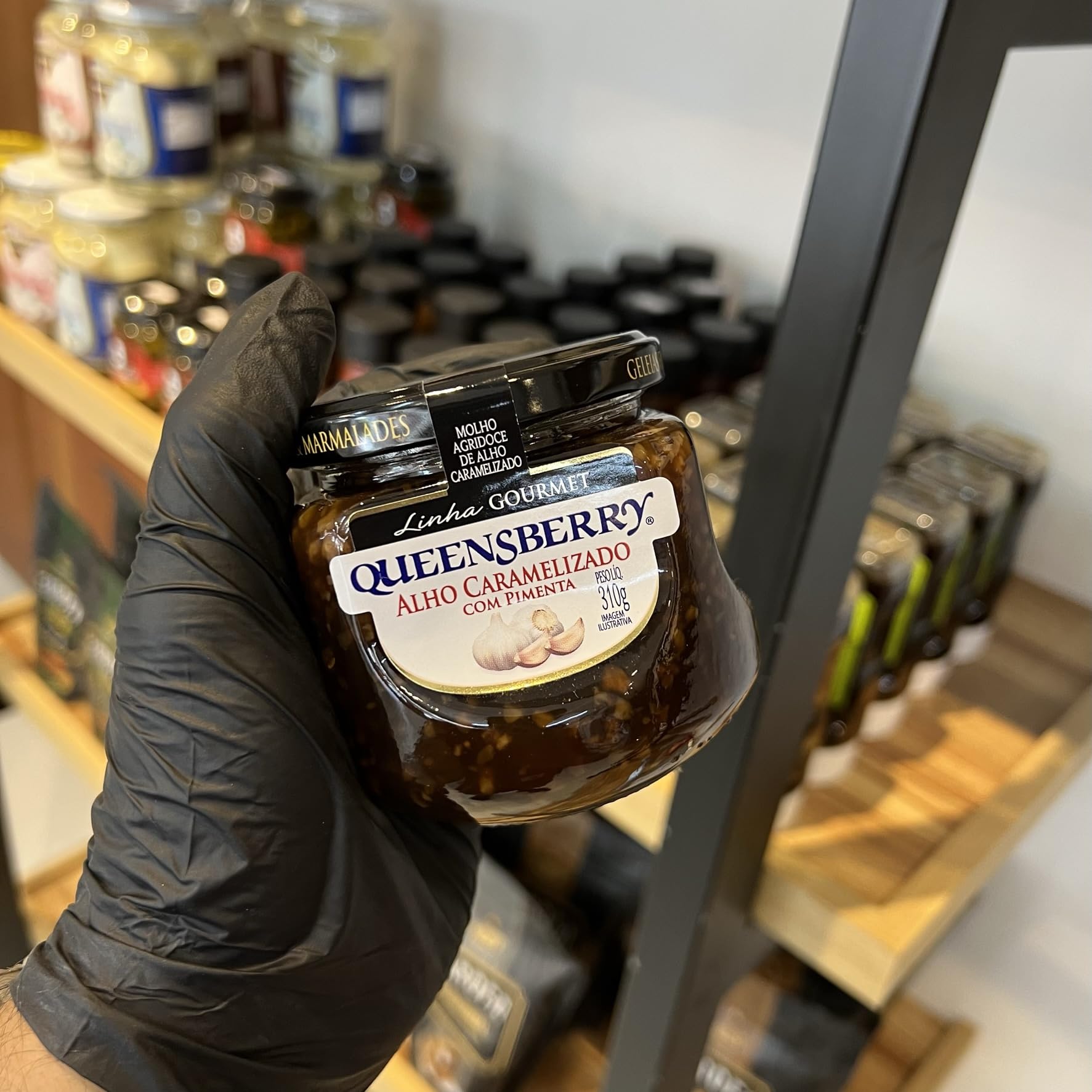 Molho Agridoce de Alho Caramelizado Queensberry Gourmet 310g
