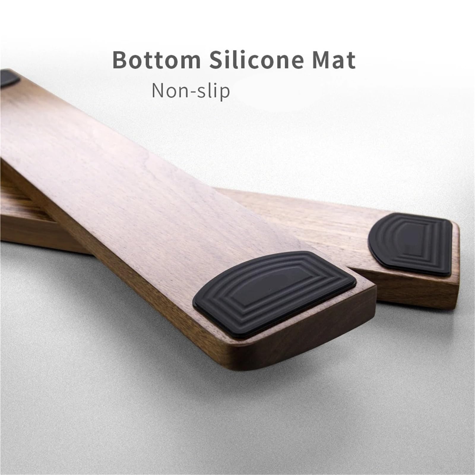 Reposes-Poignets Repose-poignet ergonomique en bois de noyer for clavier et bureau jeu(104 key(440 * 80 * 18mm))