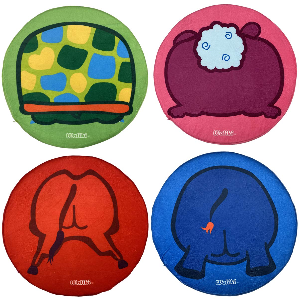 WALIKI Round Children Floor Cushions, Alternative Classroom Seating | Sponge Disc Seats | 15"/40CM | Pack of 4 - Image 8