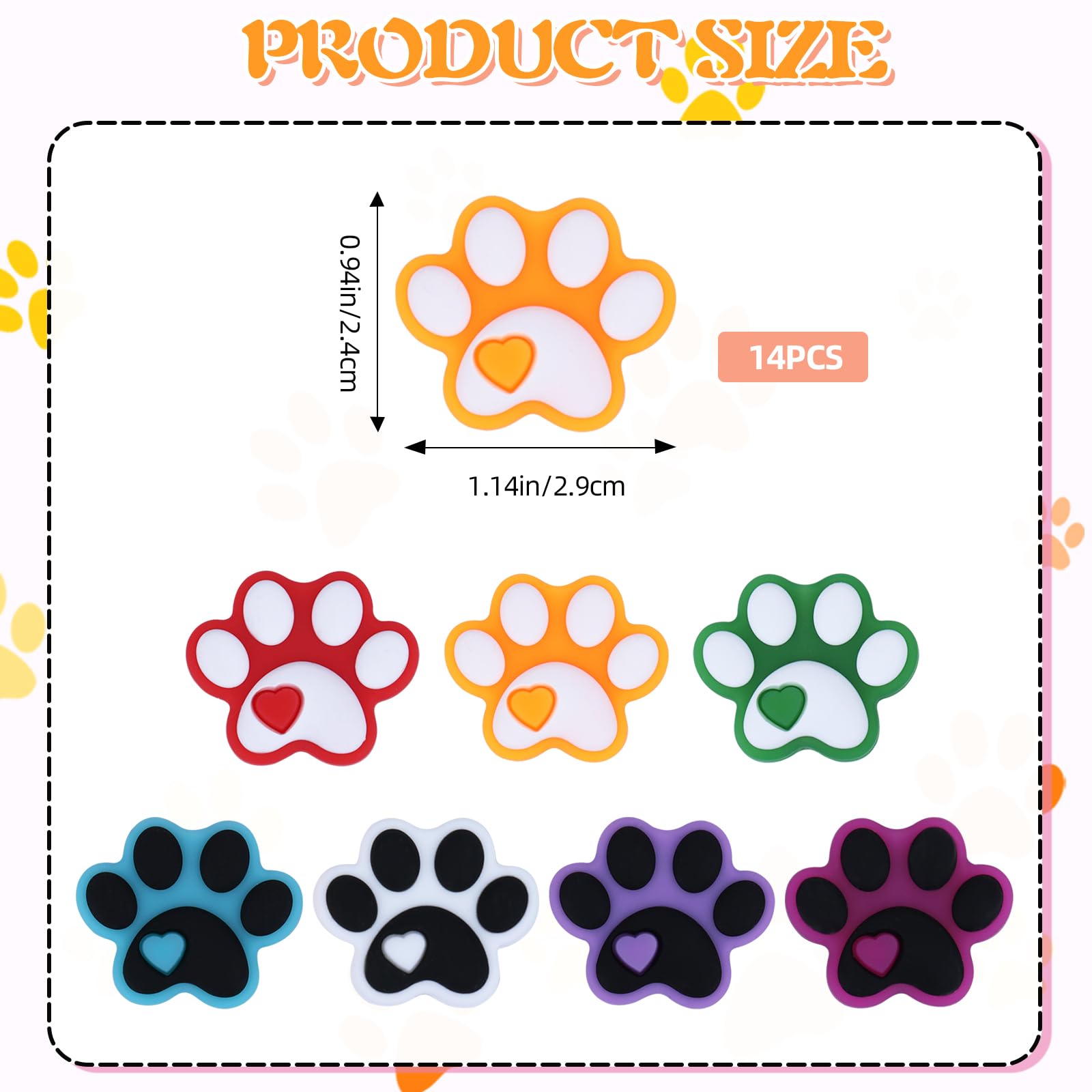 WEWAYSMILE 14pcs Silicone Round Beads Making Kit, Silicone Beads Bulk, Round Silicone Beads - Image 2
