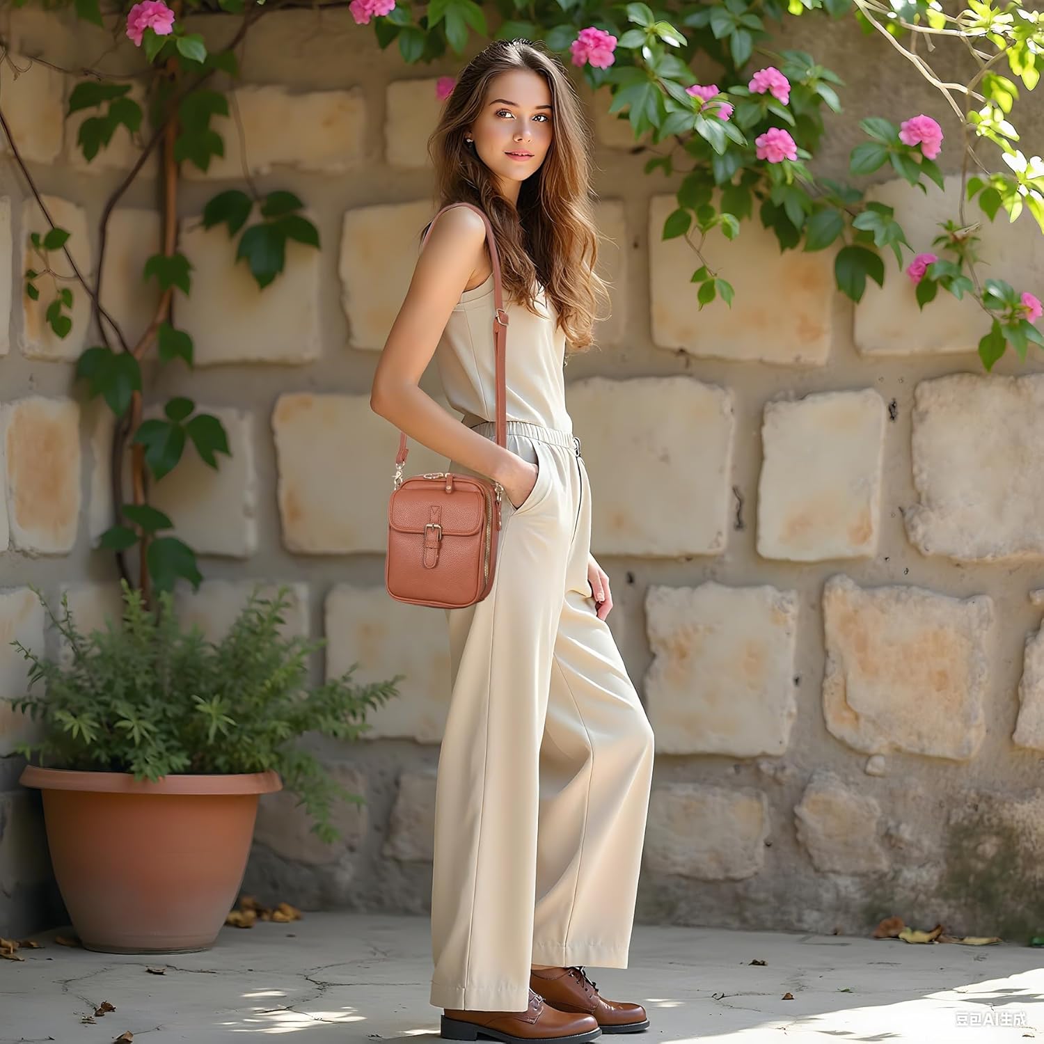 Small Crossbody Bags for Women, Vegan Leather Messenger Bag Anti Theft, Shoulder Bag with Card Slots - Image 2