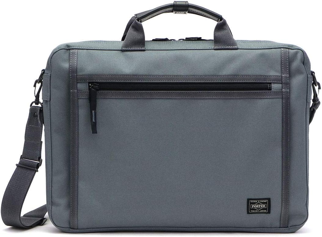 Yoshida Bag [Choose Color] Porter Clip 2way Brief Case Business Bag 550-08961 (Silver)