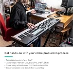 Novation Launchkey 61 [MK4] – 61 clé semi-pondérée, USB, MIDI Contrôleur de clavier avec DAW Intégration. & Modes d'échelle, 8 Des tampons à tambour, & Arpègeur — Comprend le bundle de logiciels pour la production musicale