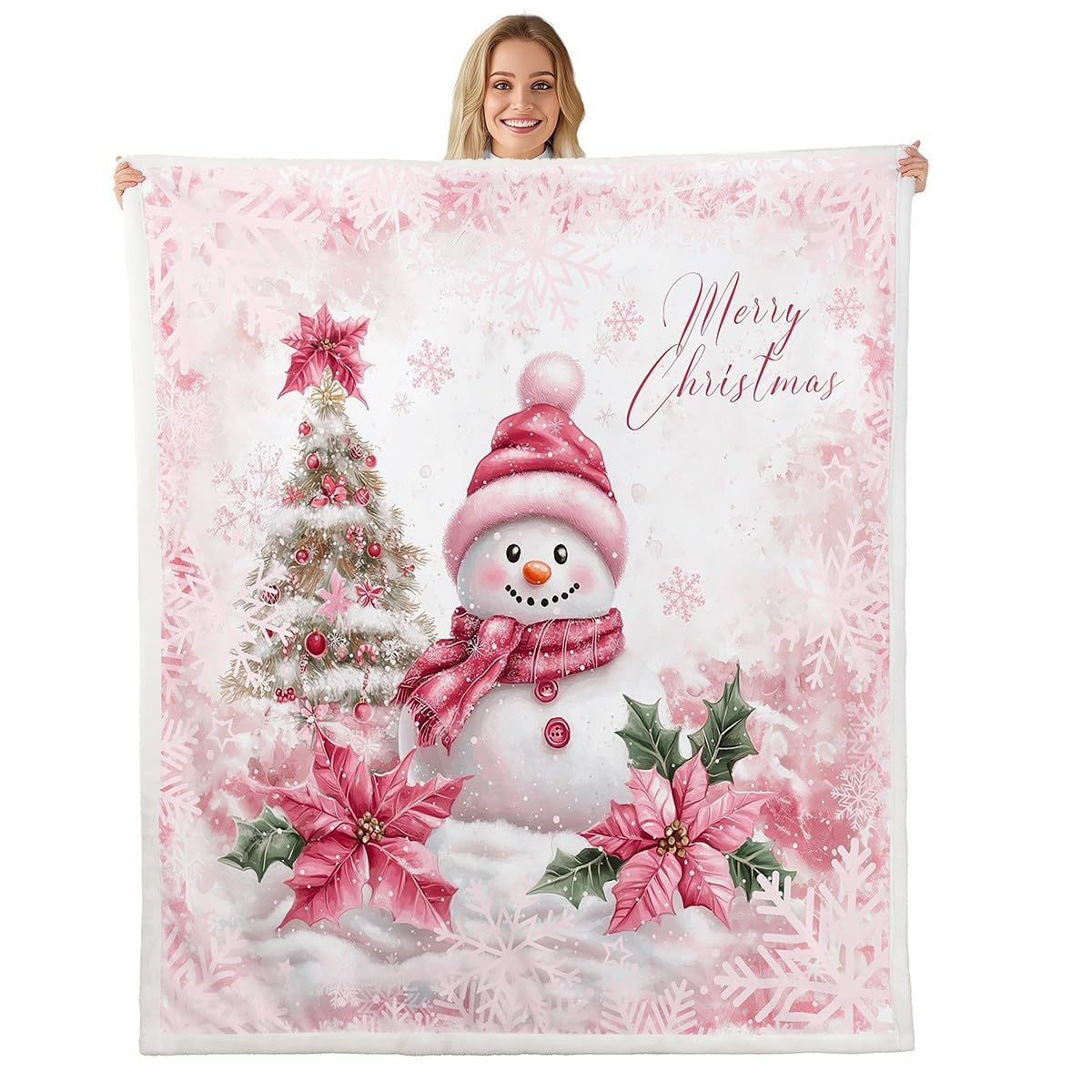 Jeté de lit kawaii de qualité supérieure aux motifs de Noël