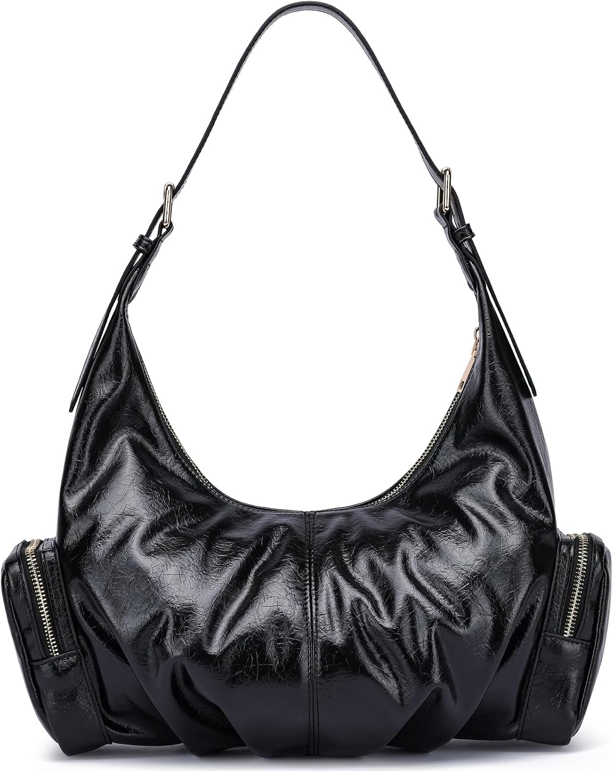 KITEVIUN Crossbody Bags for Women Hobo Handbags Vegan Leather Shoulder Bag Stylish Crossbody Purse with Adjustable Strap