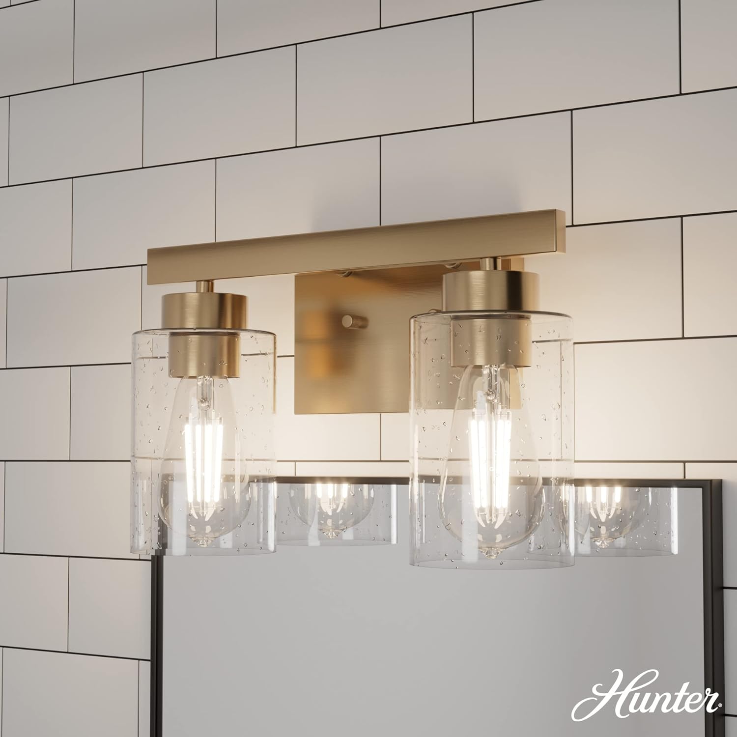 Hunter Fan Company 13075 Hartland Vanity Lighting, 2, Alturas Gold