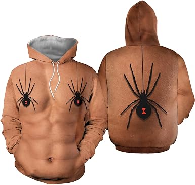 Amazon.com: Cozeyat Sudadera con capucha de manga larga para hombre, talla  XS-6XL, con cordón, bolsillos, para fitness, Figura 3D, 6XL : Ropa, Zapatos  y Joyería