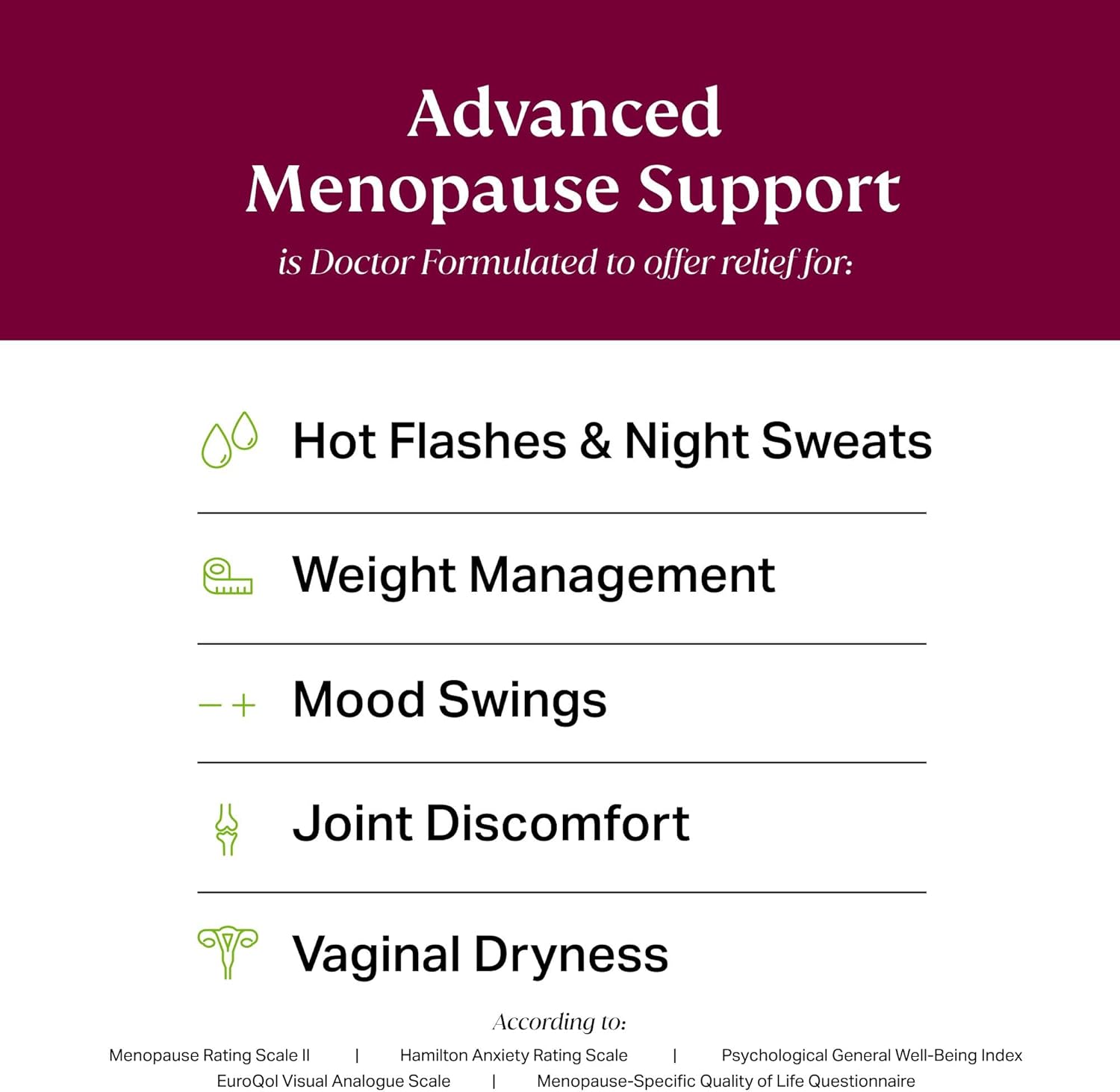 Clinically Proven Menopause Supplement for Weight Management, Hot Flashes, Night Sweats and Low Energy | Complete Multi-Symptom Menopause Supplement for Women - Image 2