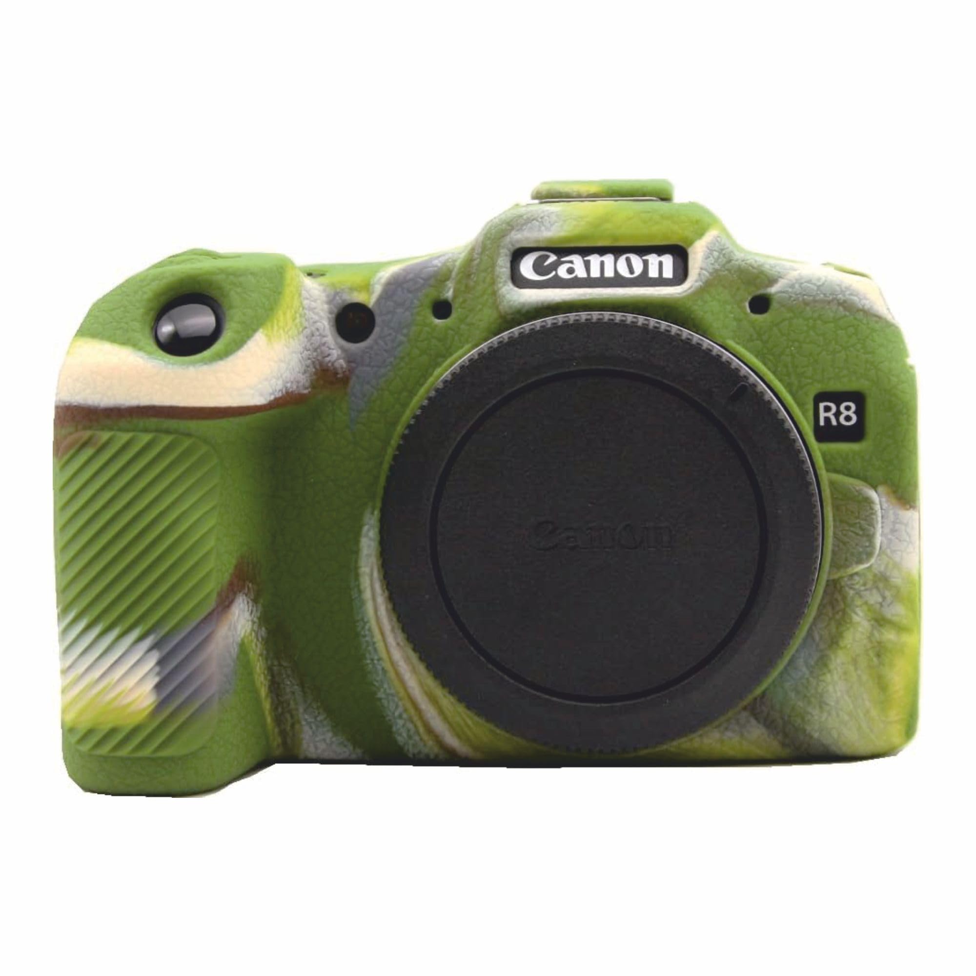 FOTOKINA Silicone Cover Protective Camera Case for Canon EOS R8 – Military Green, Premium Silicone, Non-Slip Grip, Full Access to Buttons, Scratch & Impact Protection for DSLR Camera-picture-17