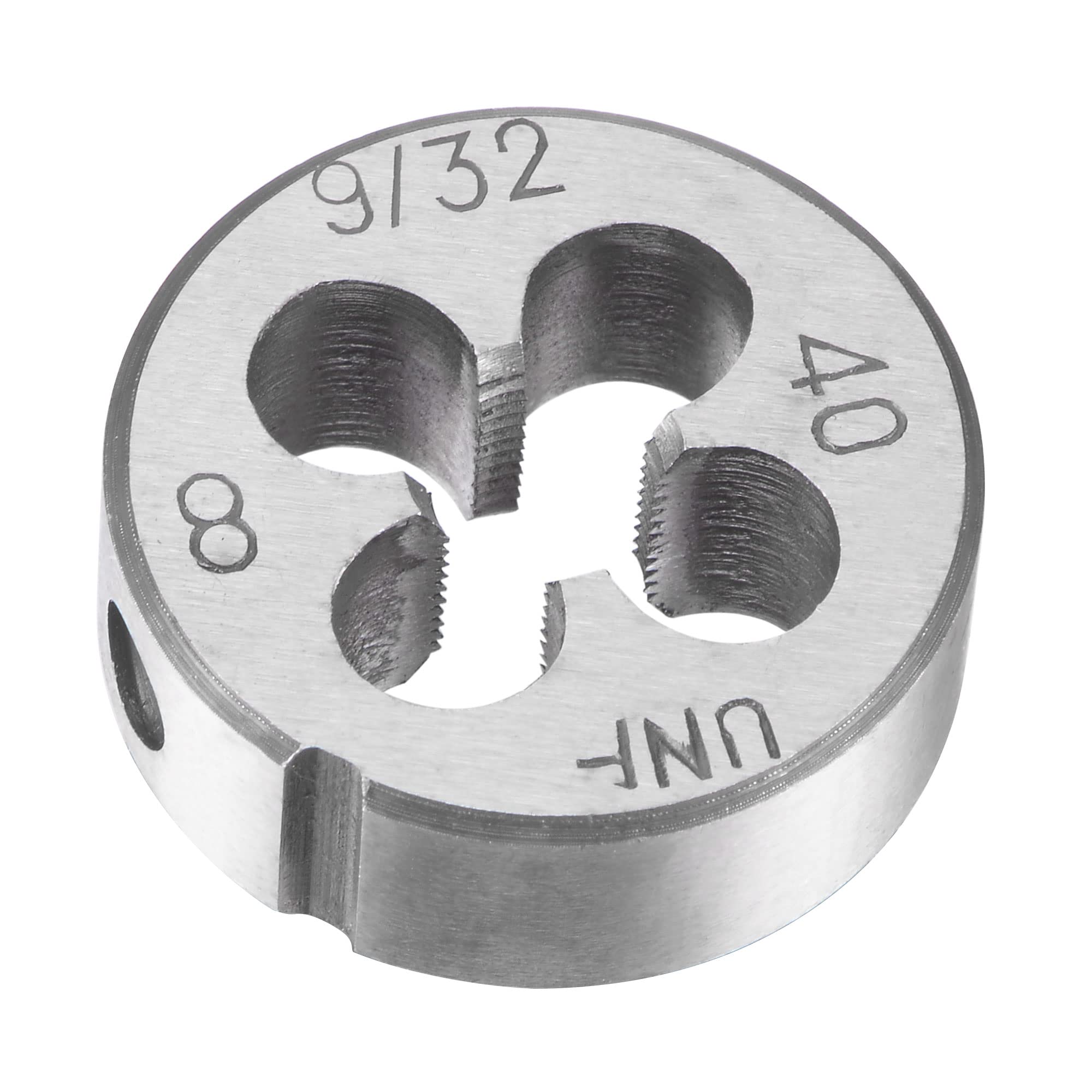 uxcell Round Threading Dies 9/32"-40 UNF, Alloy Tool Steel Machine Thread Repair Hand Tool