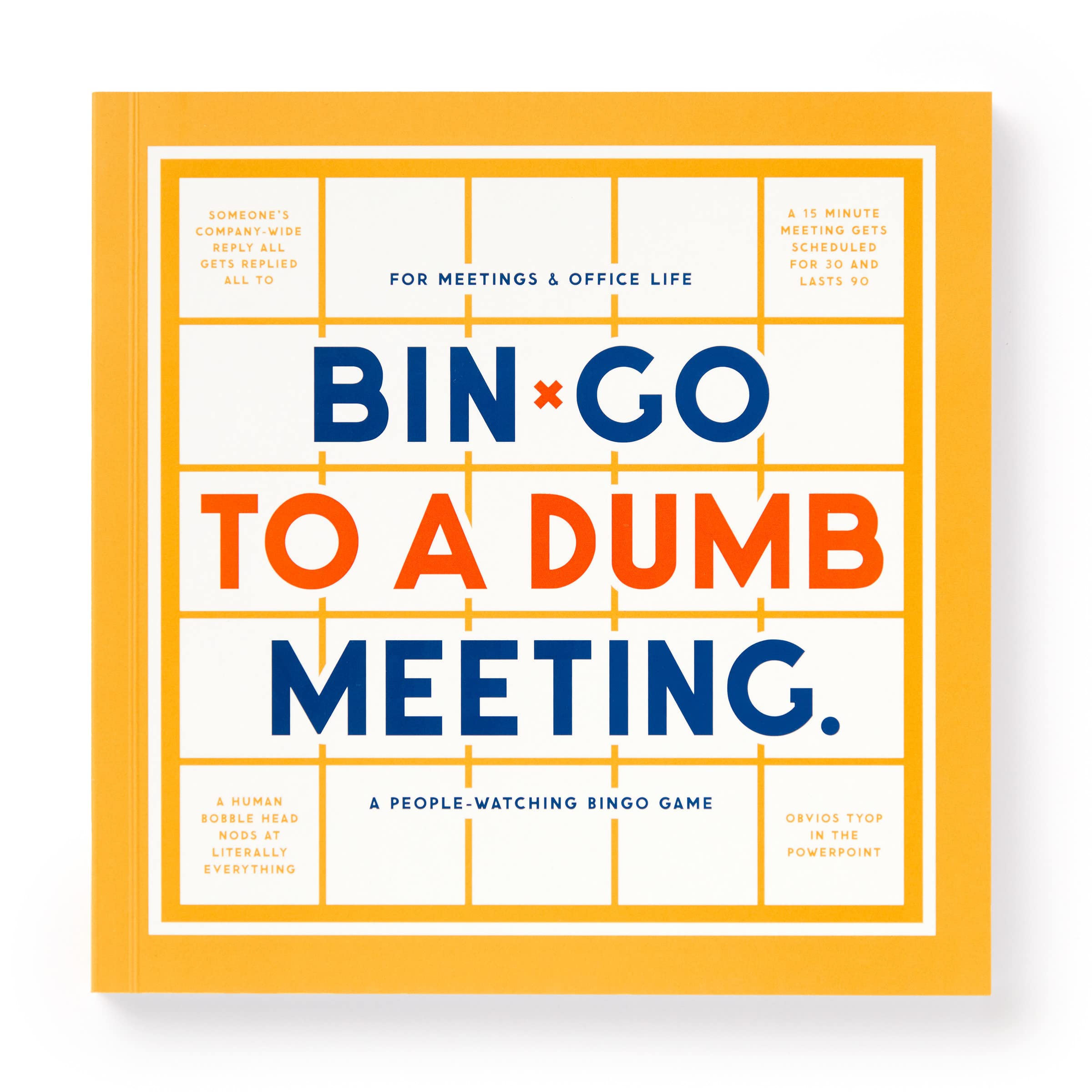 Brass Monkey Bin-go To A Dumb Meeting Bingo book