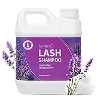 Vista 20 de Limpiador de extensiones de pestañas Aloe 1L Natural Lash Extension Shampoo Professional Eyelid Foaming Cleanser Parabenos & Sulfate Free